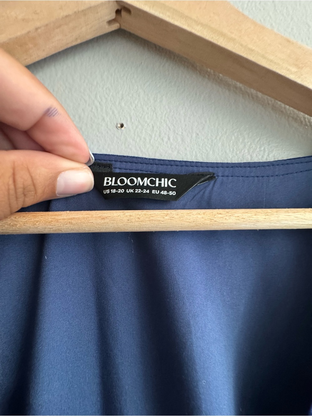 BloomChic Blue Ruffle High-Low Dress - Picture 5 of 10